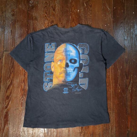 1997 Stone Cold Steve Austin ‘Other Side Jackass’ WWF Tee - Picture 1 of 7